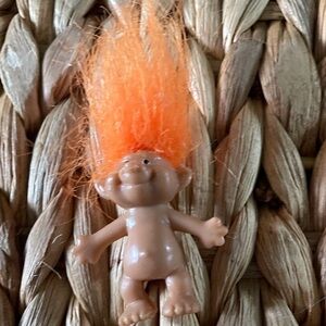 Vintage Treasure Trolls orange hair